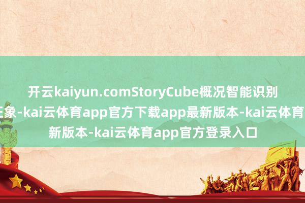 开云kaiyun.comStoryCube概况智能识别不同东谈主物和征象-kai云体育app官方下载app最新版本-kai云体育app官方登录入口